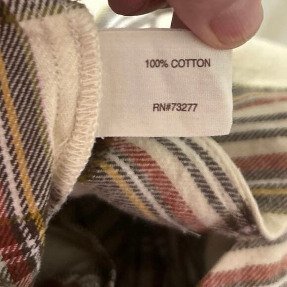 Mudd Y2K Cream Plaid Pleated Micro Mini Skirt Preppy Schoolgirl Coquette GrungeL - Picture 9 of 11